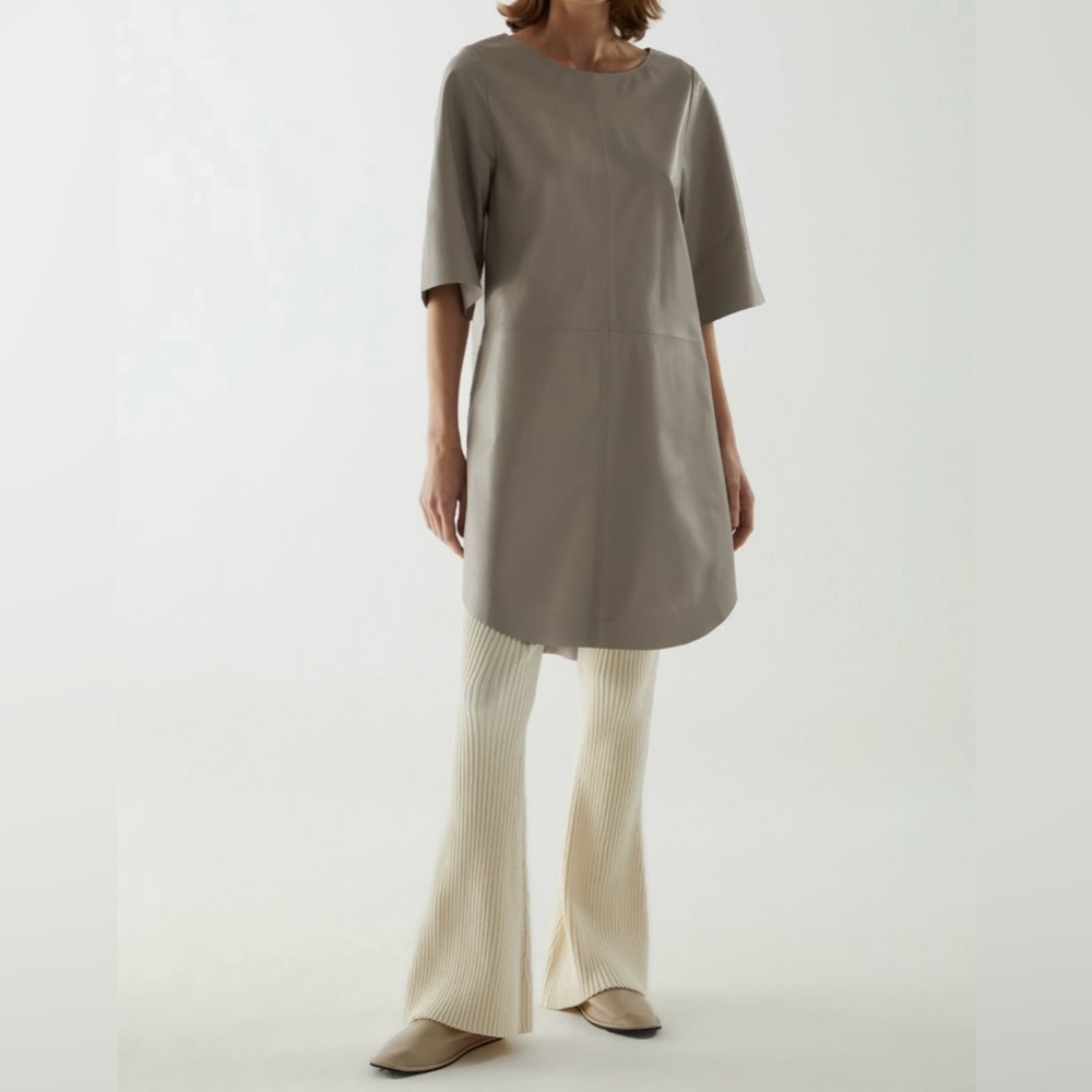 COS leather Gray Tunic Dress